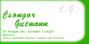 csongor gutmann business card